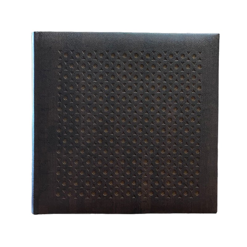 Album foto Gatsby 10x15 cm, 200 poze, pagini cartonate, perforatii decorative, maro inchis - imagine 5